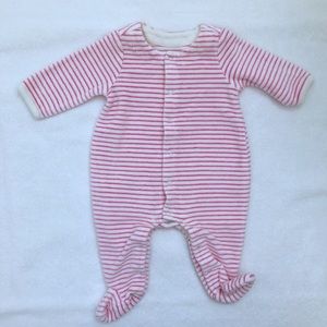 Gap Newborn Cozy Striped Onesie